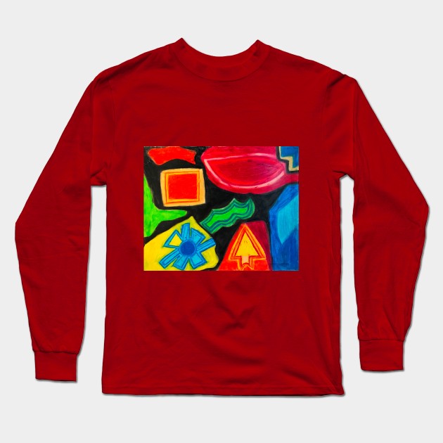 Grafitti Long Sleeve T-Shirt by Nicole's Nifty Shop